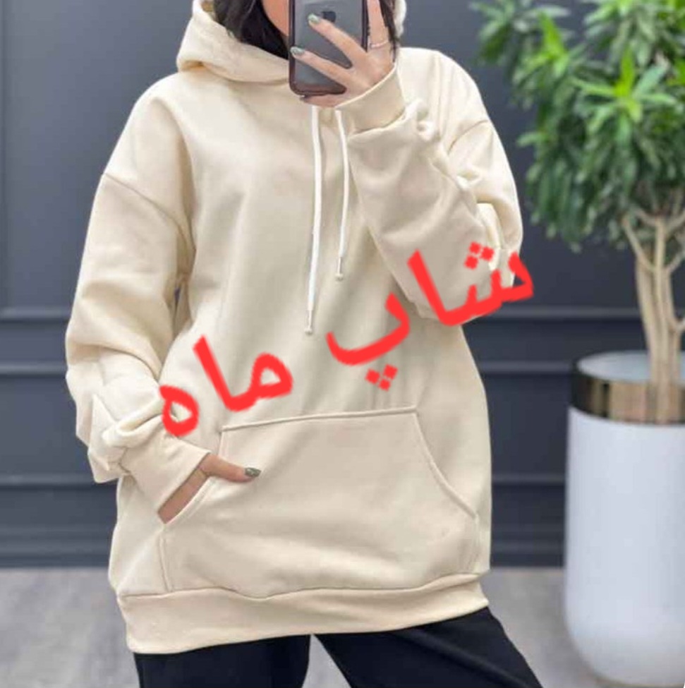 هودی  زنانه دورس داخل کرکی جلو بسته کلاهدار